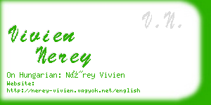 vivien nerey business card